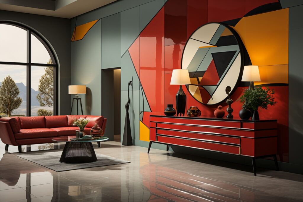 Interior Design Trends: Embracing Bold Colours and Geometric Shapes -  RealRender3D